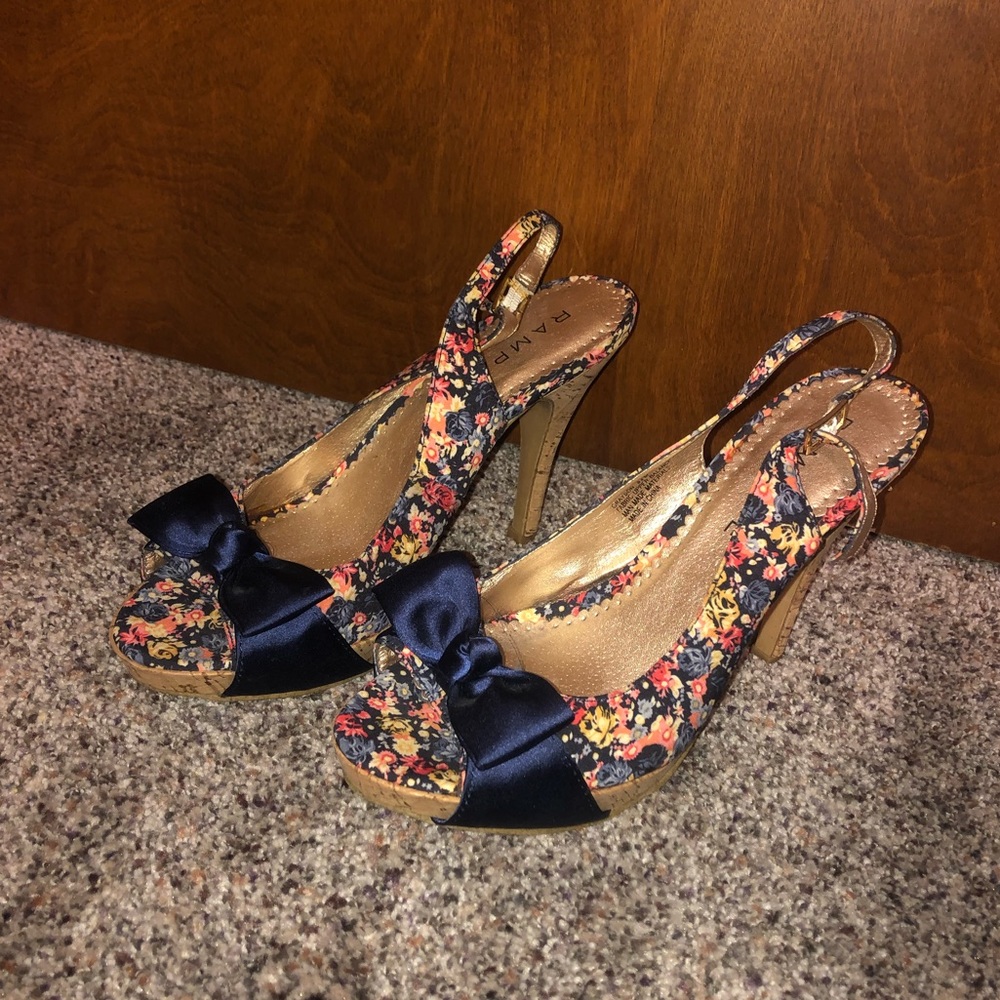 Floral High Heels